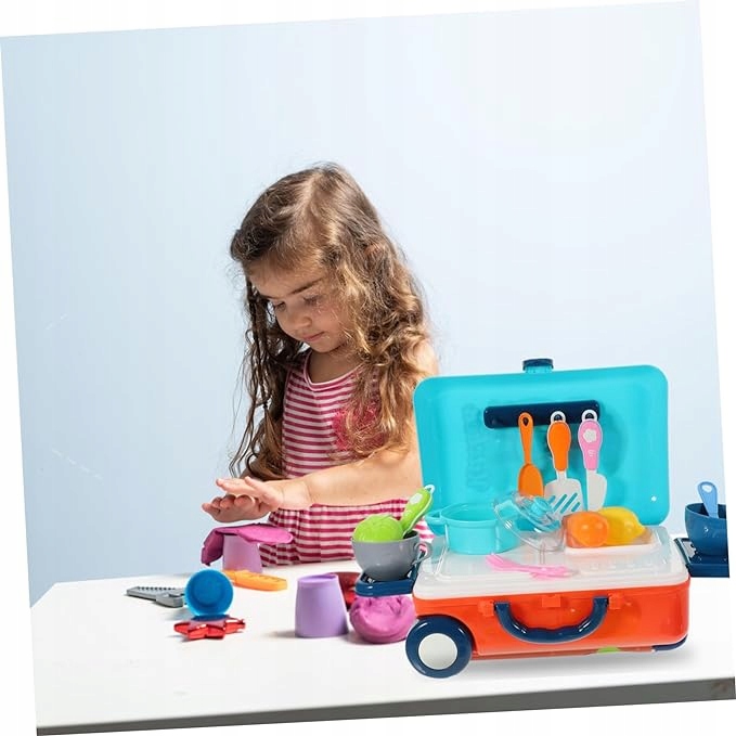 ZESTAW KUCHNIA W WALIZCE Kuchenka do gotowania ZABAWKA DLA DZIECI WALIZKA