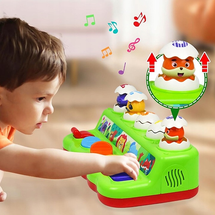 WYSKAKUJĄCE ZWIERZĄTKA INTERAKTYWNA ZABAWKA GRA ZRĘCZNOŚCIOWA POP-UP