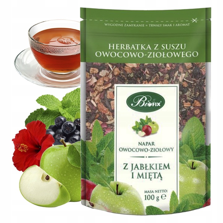 NAPAR BIFIX ZESTAW 9 smaków herbata z suszu (9x100g) 900G