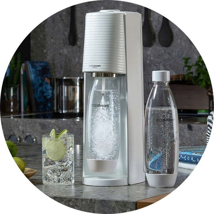 Zestaw SodaStream 2 butelki Fuse Białe + Cylinder
