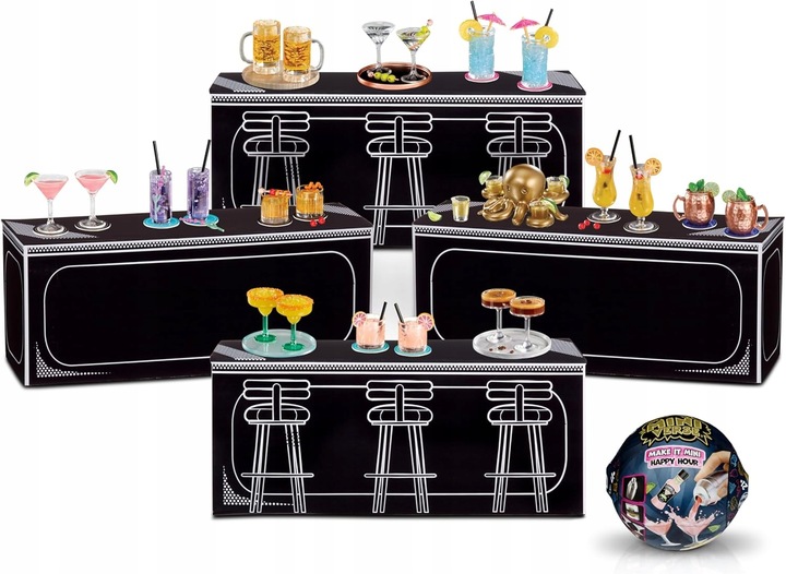 MGA's Miniverse Make It Mini Happy Hour Mini Collectibles, Blind Packaging