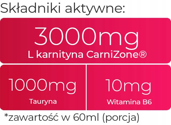 L CARNITINE 3000 SHOT dla kobiet x10 ampułek - L karnityna na odchudzane