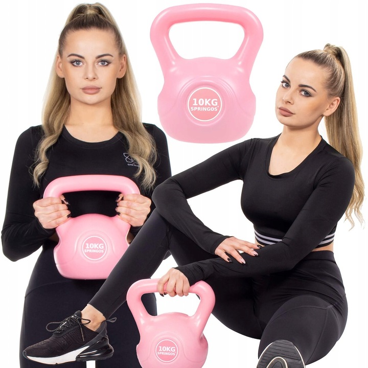 KETTLEBELL odważnik 10 KG kula KETTLE HANTLA hantel FITNESS ABS DO ĆWICZEŃ