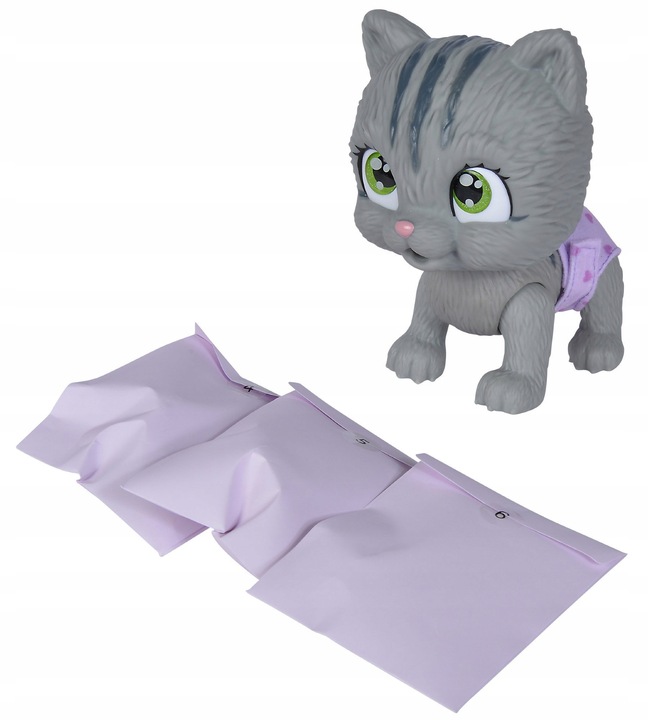 PAMPER PETZ KOTEK INTERAKTYWNY PIJE SIKA PIELUSZKOWY GANG + BUTELKA SMOCZEK