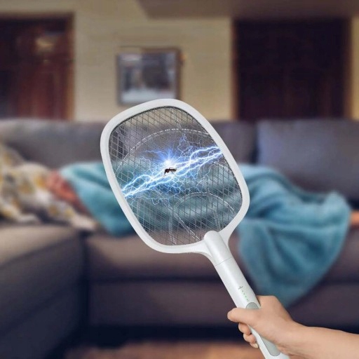 ELEKTRYCZNA ŁAPKA NA DUŻO OWADY PACKA NA KOMARY 3000V PALETKA OWADOBÓJCZA