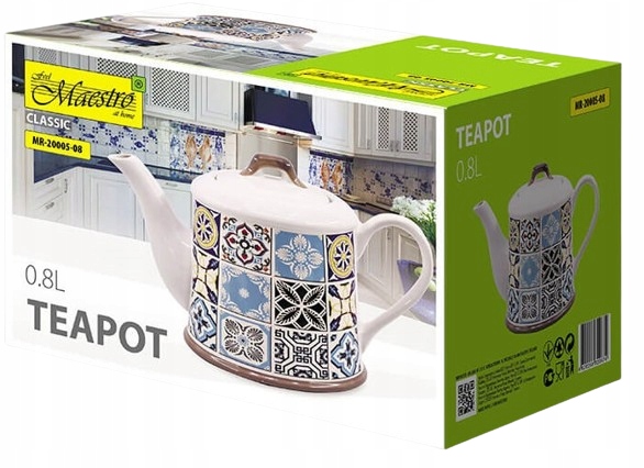 Czajniczek Ceramiczny Maestro 'HOLIDAY IN PORTO'