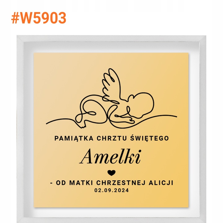 Złoty Krzyżyk z Łańcuszkiem na Chrzest dla Chłopca 585 Pamiątka Chrztu