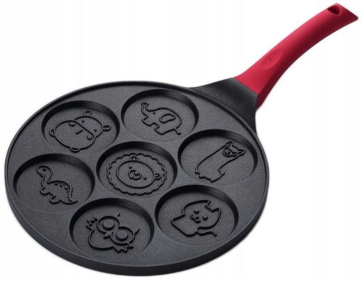 PATELNIA do naleśników foremki zwierzątka 26 cm