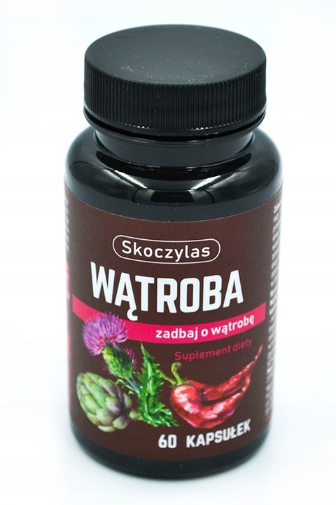 Skoczylas WĄTROBA Ostropest Plamisty Karczoch 60 kapsułek Zdrowa wątroba