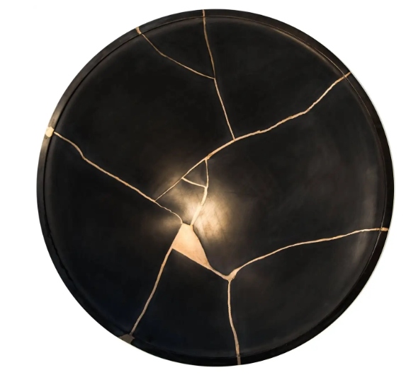 ZESTAW DO TECHNIKI KINTSUGI NAPRAWA CERAMIKI ZESTAW DIY KLEJ ZŁOTY 5min