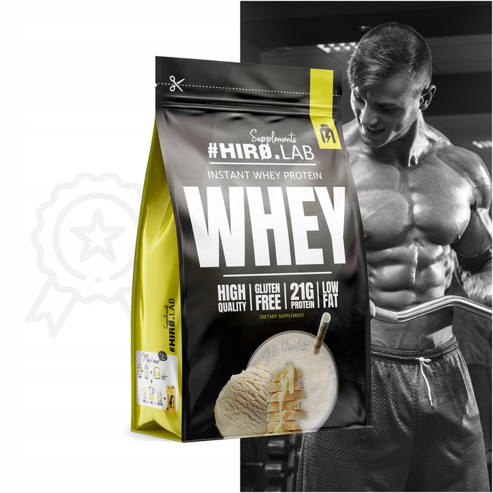 Białko koncentrat serwatkowe WPC 750 g Instant Whey Biała Czekolada hiro