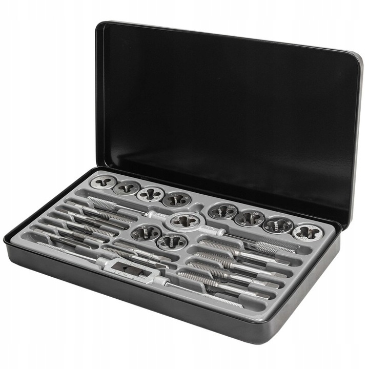 ZESTAW GWINTOWNIKÓW I NARZYNEK CALOWYCH 24EL. JBC