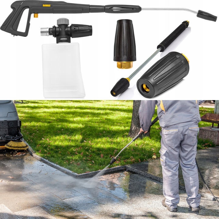 MYJKA CIŚNIENIOWA DEWALT 2100W MOSIĄDZ 150BAR SAMOSSĄCA SILNIK INDUKCYJNY