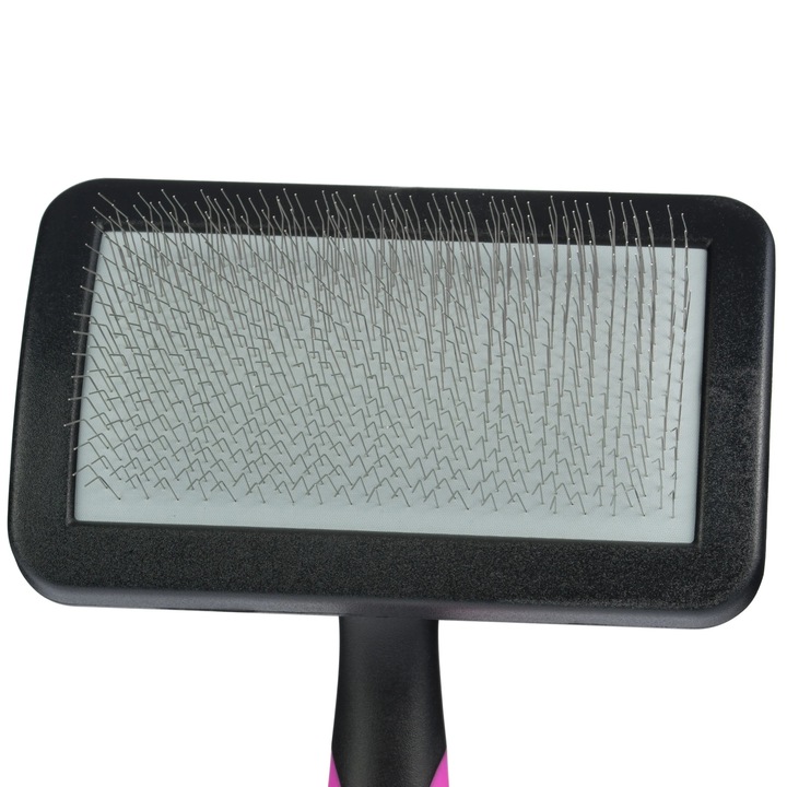 Blovi Medium Soft Slicker miękka szczotka pudlówka dla psa i kota, średnia