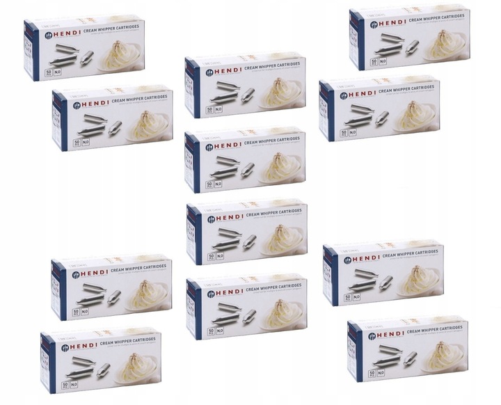 Naboje do syfonu do bitej śmietany Hendi 0 l 50