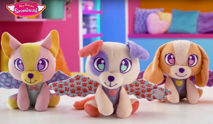 Maskotka Szczeniaczek Moc Radości Pluszak na rękę Jajko Niespodzianka Epee