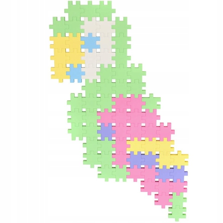 KLOCKI KONSTRUKCYJNE Dla Dzieci Wafle MELI Minis Pastel 400 elementów