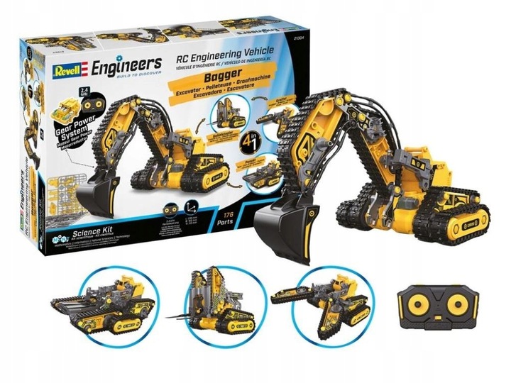 REVELL ENGINEERS POJAZD INŻYNIERYJNY RC 4W1