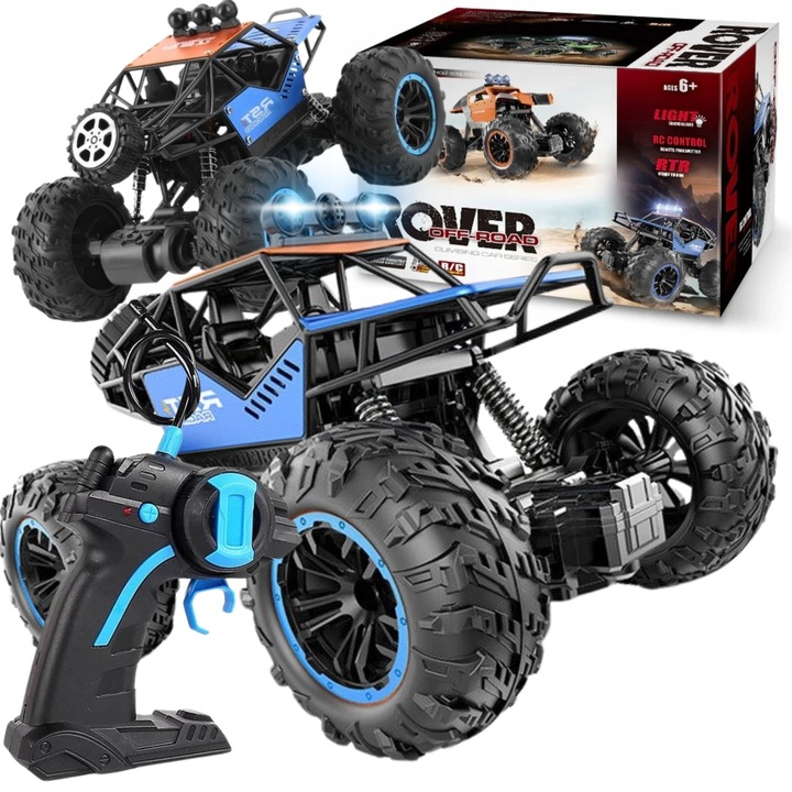 SAMOCHÓD ZDALNIE STEROWANY AUTO TERENOWE AUTKO PILOT RC ROVER + AKUMULATOR