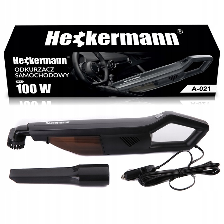 Odkurzacz samochodowy Heckerman A-021 Przewodowy