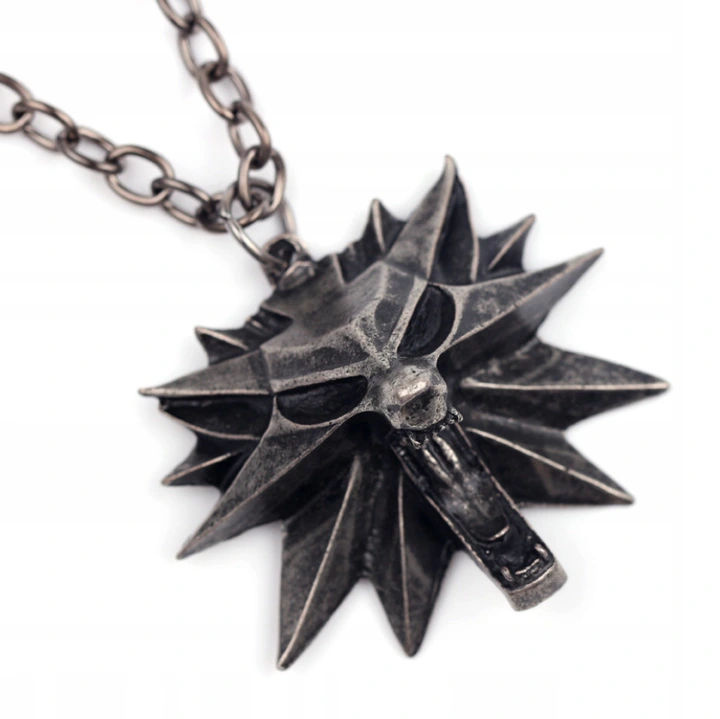 Naszyjnik Medalion Wiedźmin Witcher Dziki STAL316L