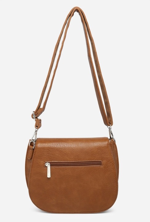 Torebka Torba Damska Listonoszka LUIGISANTO Pasek V2304 Camel