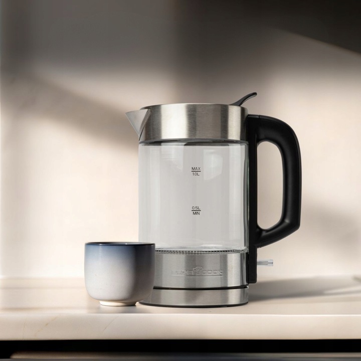 Czajnik elektryczny szklany 1.0 L ProfiCook PC-WKS 1229 G