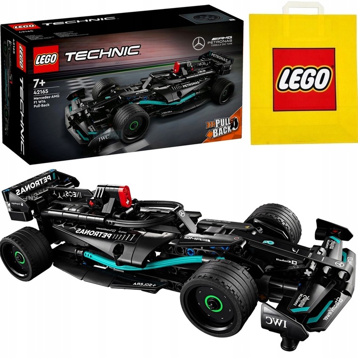LEGO TECHNIC 42165 MERCEDES AMG F1 - Silnik naciągowy PB + TORBA PREZENTOWA