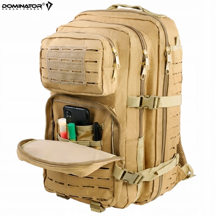 PLECAK WOJSKOWY TAKTYCZNY DOMINATOR WARRIOR LASER CUT MILITARNY 36L Tan