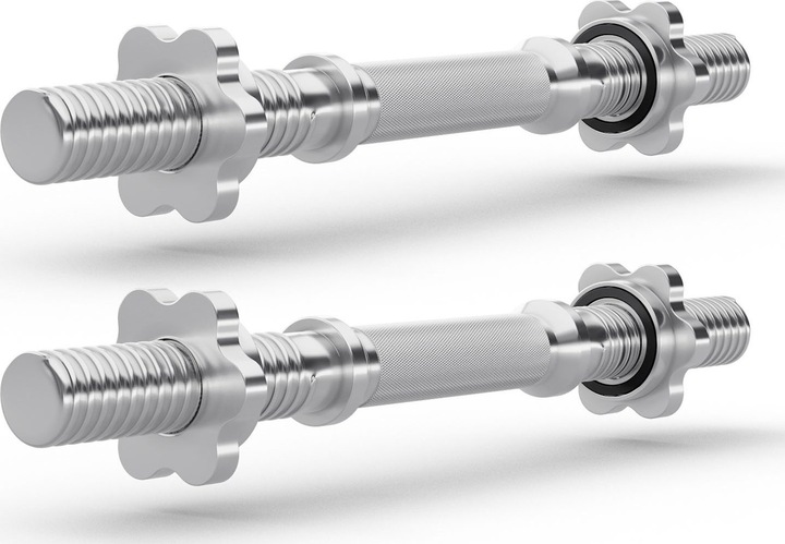 Gryfy do hantli Dumbbell Gryf Prosty Krótki Hantle 40cm 28mm 2szt. - Zipro