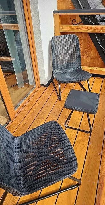 Zestaw Mebli Keter dla 2 osób RIO PATIO SET FOTELE I STOLIK ANTRACYT
