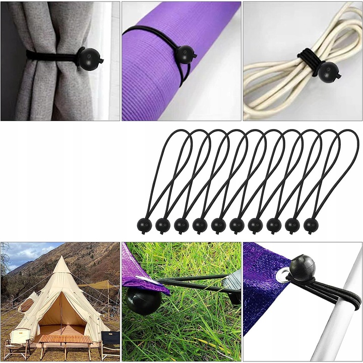 10X KLIPS DO PLANDEKI, ZACISK MARKIZY DO NAMIOTÓW, KLIPSÓW DO PLANDEKI