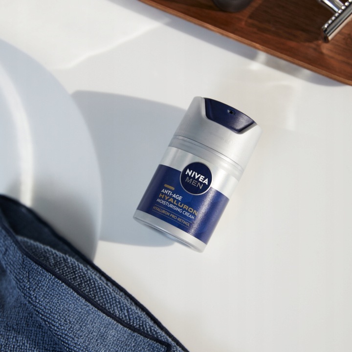 NIVEA MEN Hyaluron Przeciwzmarszczkowy krem do twarzy, 50 ml
