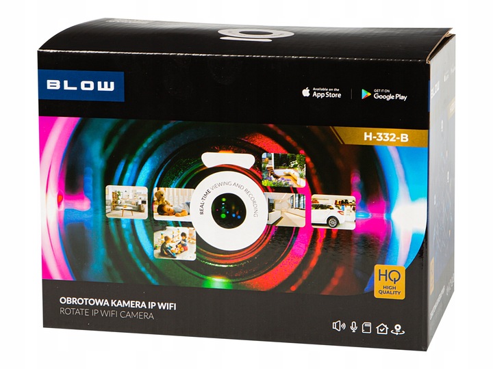 KAMERA OBROTOWA WIFI ZEWNĘTRZNA 2xOBIEKTYW 2+2MP 2W1 ZOOM 2K DETEKCJA BLOW