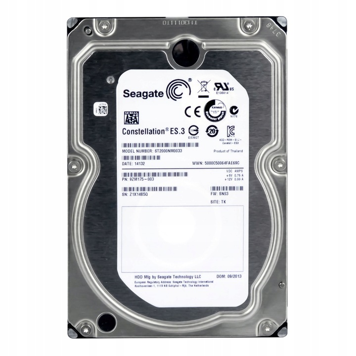 Dysk twardy Seagate Constellation ES.3 ST2000NM0033 2TB SATA III 3,5"