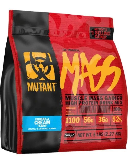 PVL Mutant Mass 2270g ODŻYWKA GAINER MASA Z USA białko Wanilia