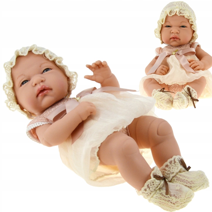 LALKA BOBAS JAK PRAWDZIWA NIEMOWLĘ DZIDZIUŚ DZIEWCZYNKA 30cm
