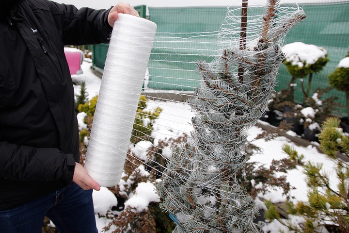 Siatka Do Paletowania Owijania 0,5x500m 3,2g Palet Pakowania Drewna Warzyw