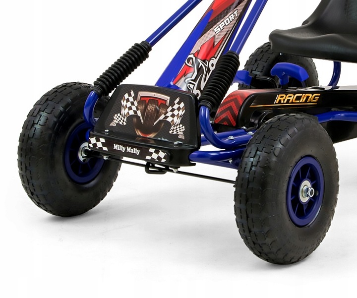 Gokart na pedały Milly Mally Thor Blue