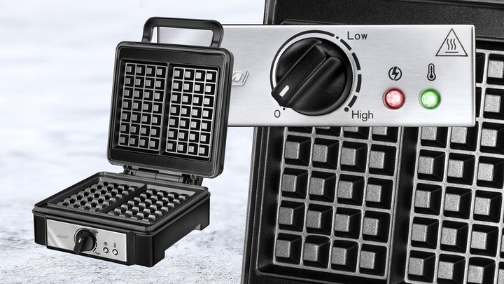 MOCNA GOFROWNICA DUŻA MOC MPM MGO-24 1400W CHRUPIĄCE GOFRY