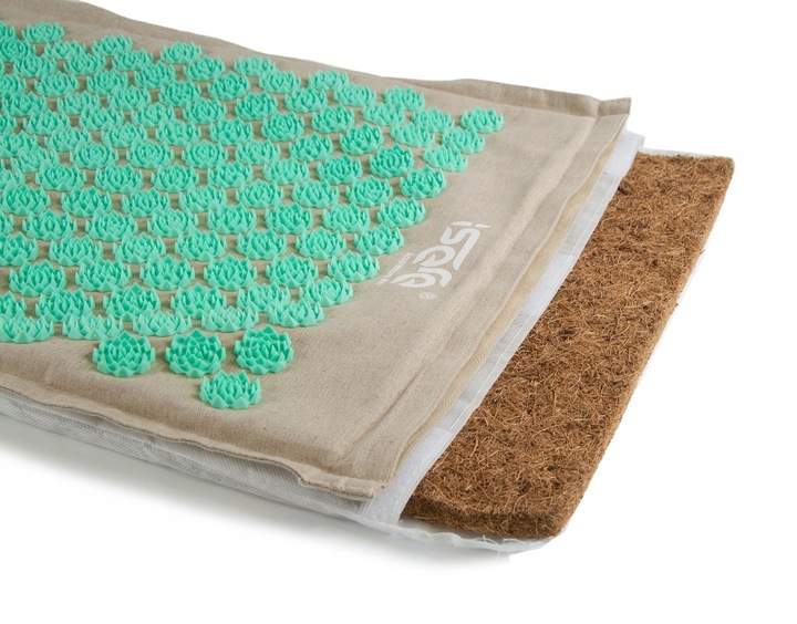 MATA DO AKUPRESURY Z KOLCAMI NATURALNA KOKOS GRYKA