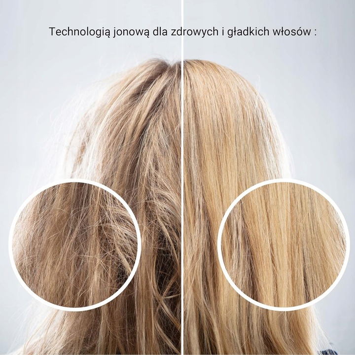 SUSZARKA DO WŁOSÓW HD3000 JONIZACJA DUŻA LEKKA 2000W 3 TEMP Koncentrator