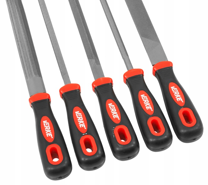 ZESTAW PILNIKÓW PILNIK ŚLUSARSKI ZDZIERAK TARNIK METALU PŁASKI OKRĄGŁY 20cm