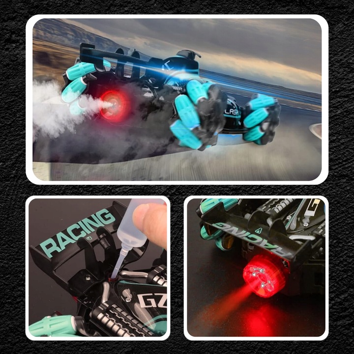 ZDALNIE STEROWANY DUŻY SAMOCHÓD DRIFT CAR AUTO STEROWANE GESTAMI RĘKI PILOT