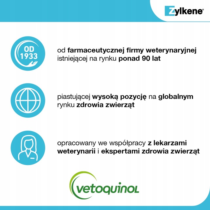 VETOQUINOL Zylkene 450mg psy do 60kg 10 tab