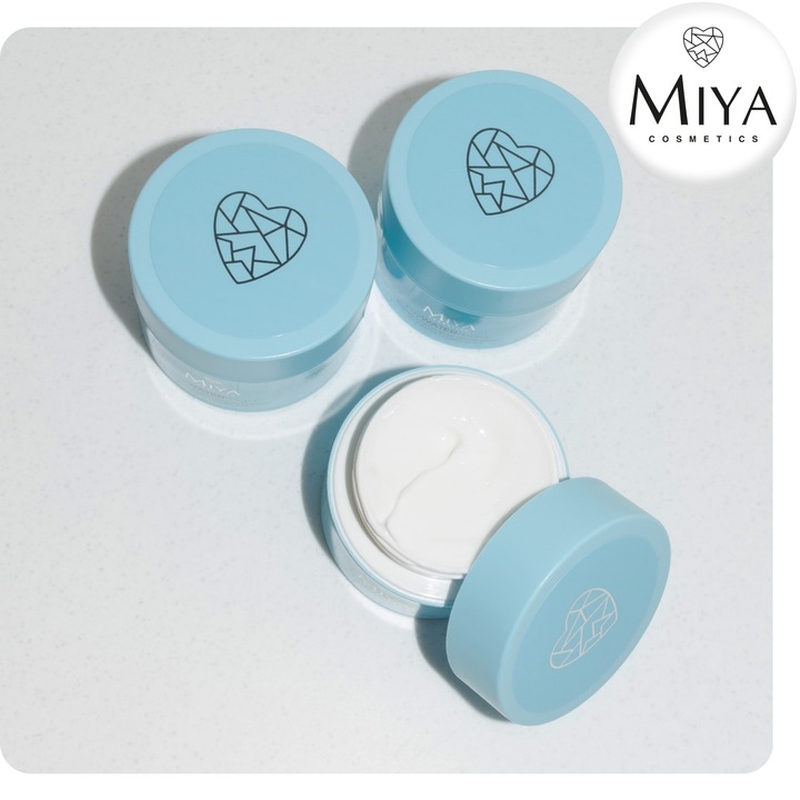 Maska Intensywnie Nawilżająca Naturalna do Twarzy i Okolic Oczu 50 ml Miya