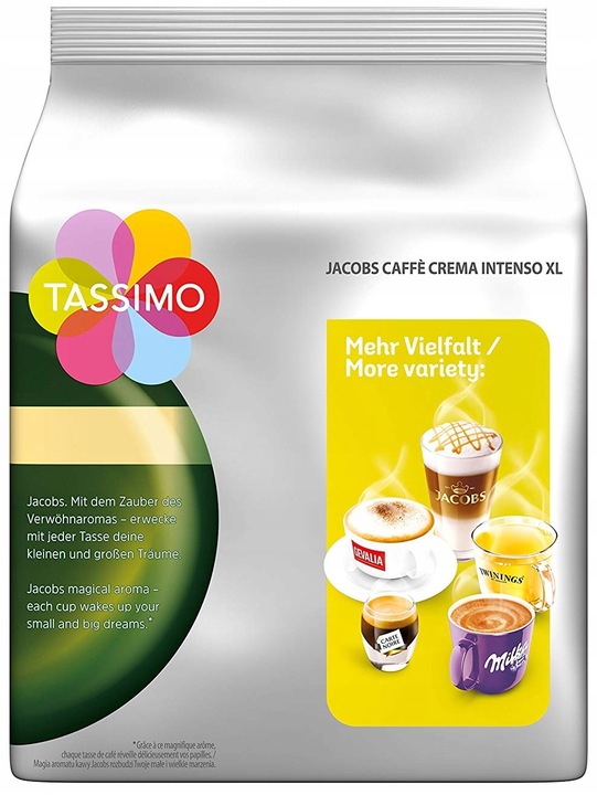 Kapsułki TASSIMO Jacobs Caffe Crema Intenso XL 16