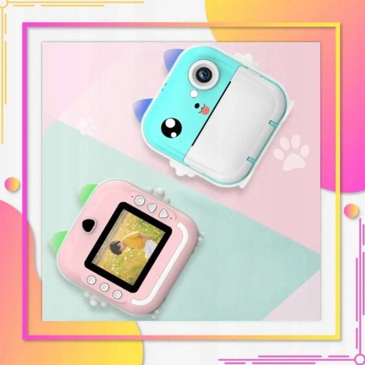 MINI DRUKARKA DRUKUŚ 2.0 APARAT NATYCHMIASTOWY TERMICZNA ZDJĘCIA + 13 ROLEK