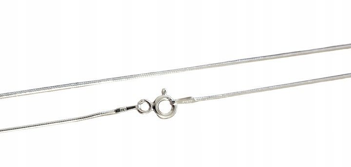 SREBRNY ŁAŃCUSZEK ŻYŁKA ( OKRĄGŁA) PRÓBA SREBRA- 925