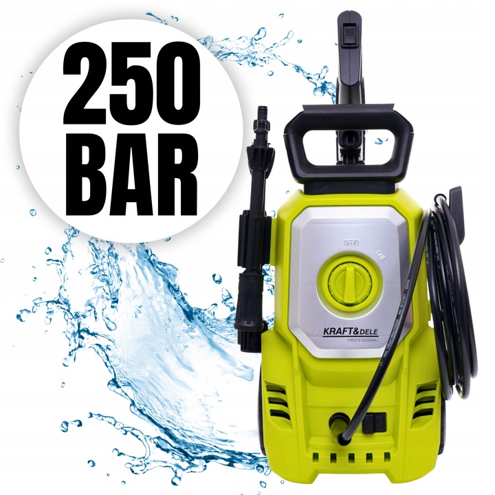MYJKA CIŚNIENIOWA 250 BAR MOCNA POMPA INDUKCJA ZESTAW PŁYN KARCHER XL 2500W